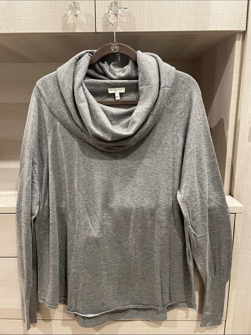 Joie Gray Cowl Neck Long Sleeve Sweater